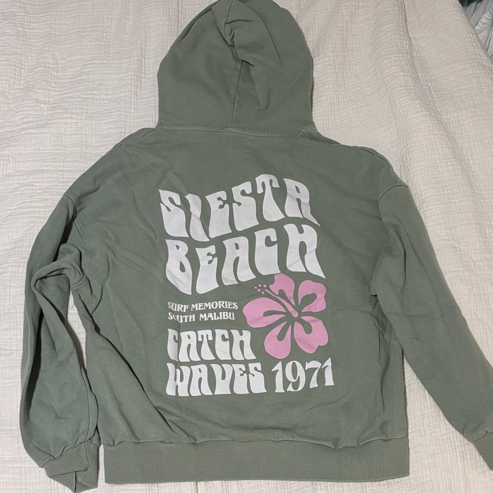 Pull&Bear Pacific Republic Green Siesta Beach Hoodie